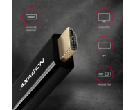 Axagon RVDM-HI14C2 Mini DisplayPort - HDMI kabel 1.8m, 4K/30Hz - 1485476 - zdjęcie 4